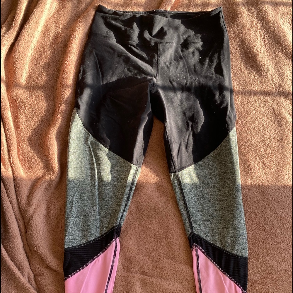 Black/Grey/Pink Leggings